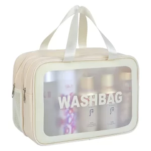 COSMETIQUERA WASHBAG BEIGE L