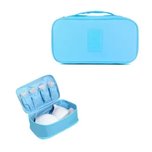 ESTUCHE PARA ROPA INTERIOR COLOR CELESTE