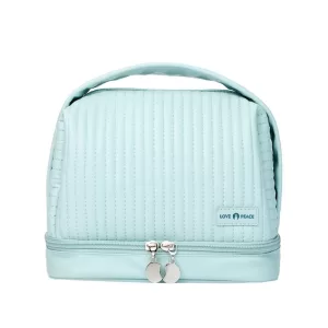 COSMETIQUERA DOBLE PARIS AZUL