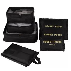 KIT DE 7 BOLSAS SECRET NEGRO