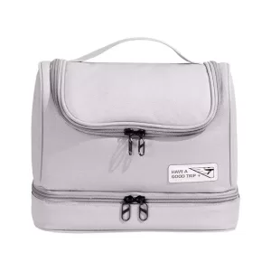 COSMETIQUERA DOBLE TOKIO GRIS