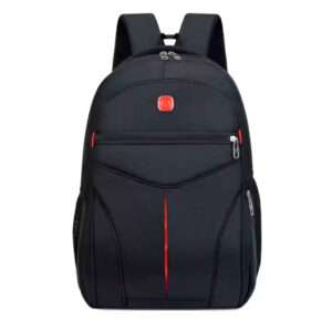 MOCHILA SWISS NEGRA CON ROJO