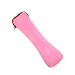 BOLSA PARA CUBIERTOS ROSADA