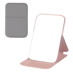 ESPEJO CON BASE GRIS