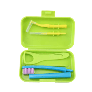 CAJA KIT DENTAL ORTODONCIA VERDE