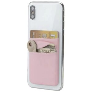 PORTA TARJETAS DE LICRA ROSADO