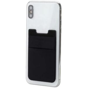 PORTA TARJETAS DE LICRA NEGRO