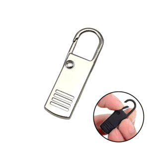 ZIPPER MODERNO PLATEADO