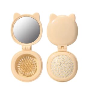 CEPILLO DE CABELLO REDONDO AMARILLO