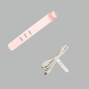 SUJETADOR DE CABLES ROSADO