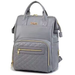 MOCHILA PAÑALERA NEWYORK GREY