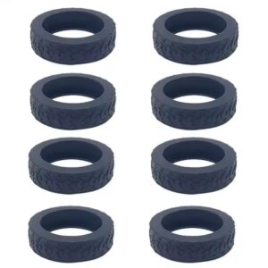 FUNDAS DE SILICONA PARA RUEDAS DE MALETA BLACK