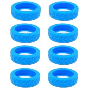 FUNDAS DE SILICONA PARA RUEDAS DE MALETA BLUE CELESTE