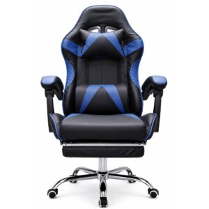 SILLA GAMER BLUE BLACK