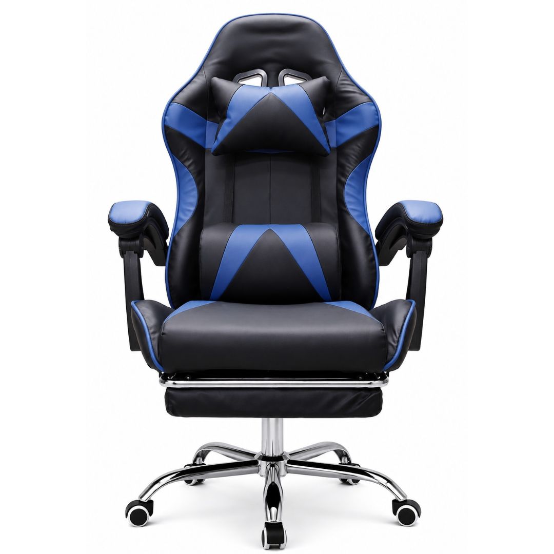 SILLA GAMER BLUE BLACK