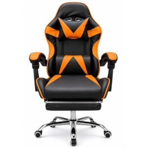 SILLA GAMER ORANGE BLACK