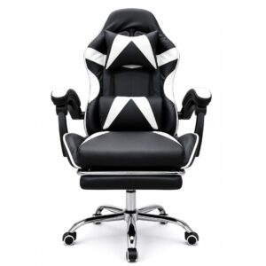SILLA GAMER WHITE BLACK