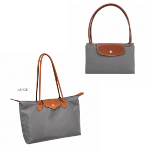 BOLSA SHOPPER GRIS GRANDE