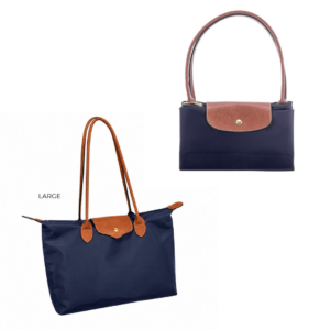 BOLSA SHOPPER AZUL GRANDE