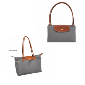 BOLSA SHOPPER GRIS MEDIANA