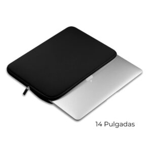 FUNDA PARA LAPTOP NEGRO DE 14"